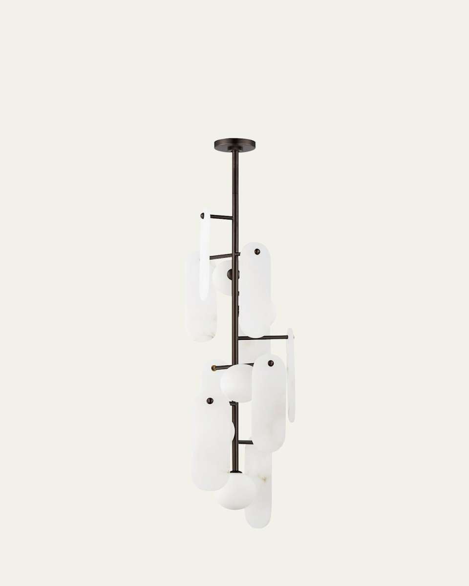 Megalith Stone Alabaster 5-Light Chandelier
